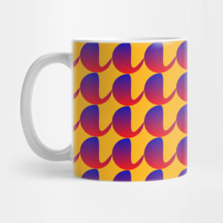 Retro Gradient Paisley Pattern Mug