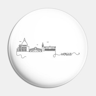 Venice City Signature Pin