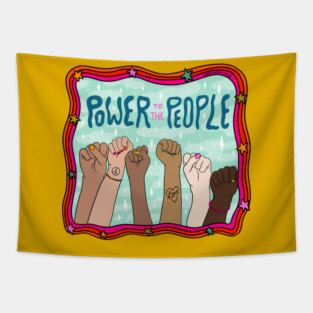 Power to the People Tapestry