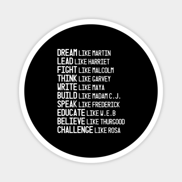 Black Heroes, Civil Rights Leaders, Black Lives Matter, I Can't Breathe Magnet by UrbanLifeApparel