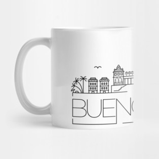 Buenos Aires Minimal Skyline Mug