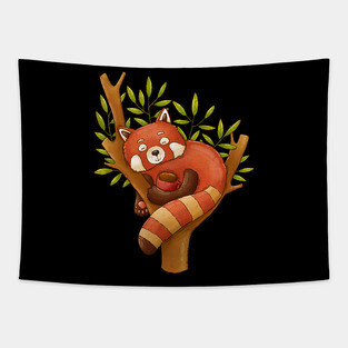 Red Panda Tapestry