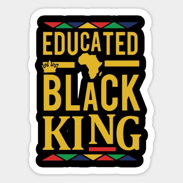 Educated Black King, Black Man, African American, Black Men Magnet by UrbanLifeApparel
