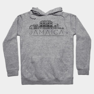 Jamaica Minimal Skyline Hoodie