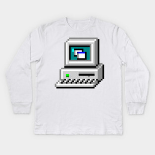 My Computer - Windows 95 Kids Long Sleeve T-Shirt