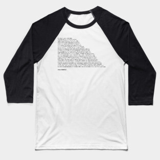 James Baldwin Quotes Baseball T-Shirt
