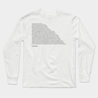 James Baldwin Quotes Long Sleeve T-Shirt