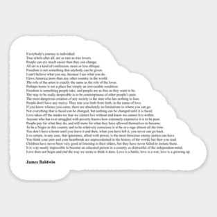 James Baldwin Quotes Sticker