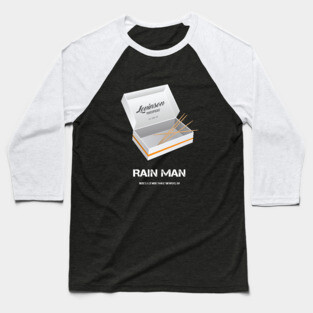 Rain Man - Alternative Movie Poster Baseball T-Shirt