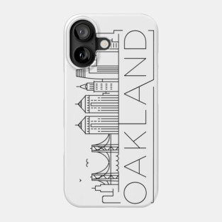 Oakland Minimal Skyline Phone Case