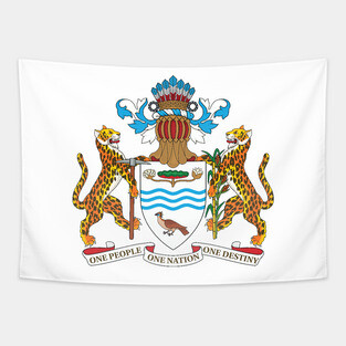 Guyana Coat of Arms Tapestry