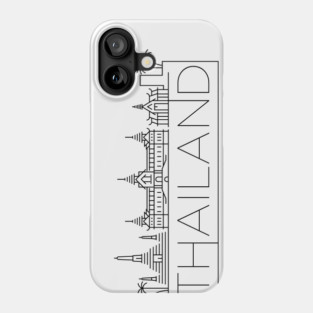 Thailand Minimal Skyline Phone Case