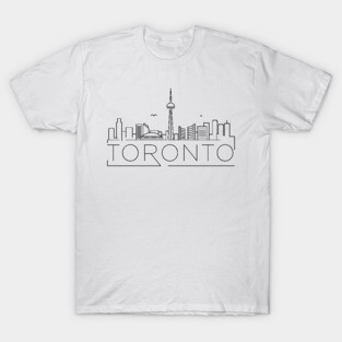 Toronto Minimal Skyline T-Shirt