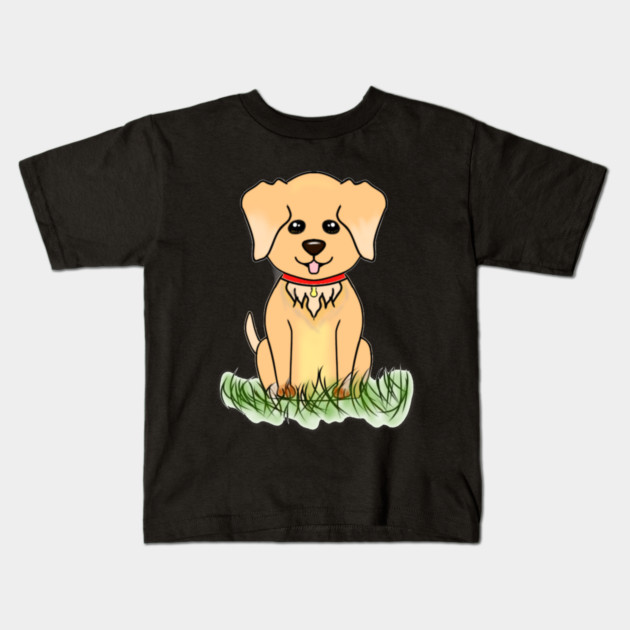 Puppy Kids T-Shirt by Tsubaki