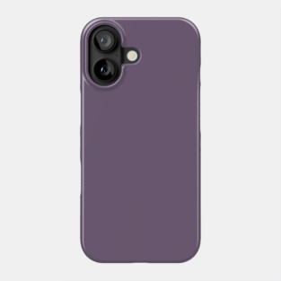 Muted Purple Plain Solid Color Phone Case