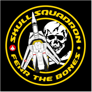 Skull Squadron Patch Posters and Art