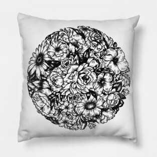 World of Flowers Pillow