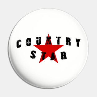 Country Star Pin