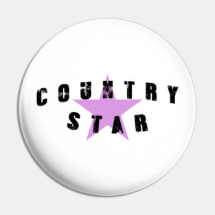 Country Star Pin