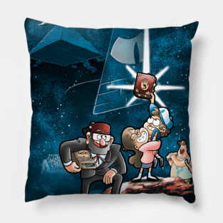 Gravity wars Pillow