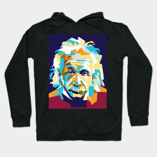Albert Einstein In WPAP Hoodie