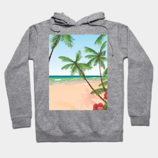 Tropical Beach Hoodie