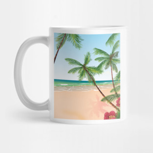 Tropical Beach Mug