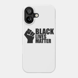 black lives matter, i cant breathe, george floyd Phone Case