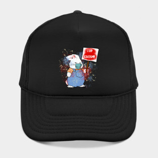 Stop Racism Protest Max Splatter Hat