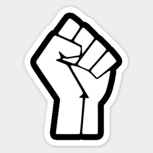 Raised Fist, Black Lives Matter, Protest, Civil Rights, Black History, Black Power Sticker