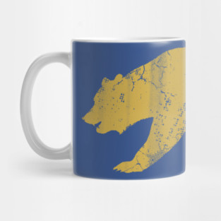 Retro California Golden State Bear Mug