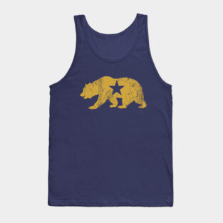 Retro California Golden State Bear Tank Top
