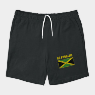 Vintage Jamaica No Problem Jamaican Flag Shorts