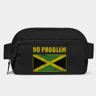 Vintage Jamaica No Problem Jamaican Flag Bag