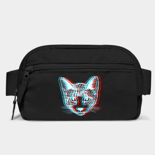 Psychedelic Trippy Rave Cat Abstract Vaporwave Gift Bag