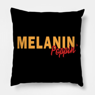 Melanin Poppin Pillow