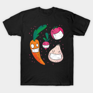 vegetarian funny mask vegans T-Shirt