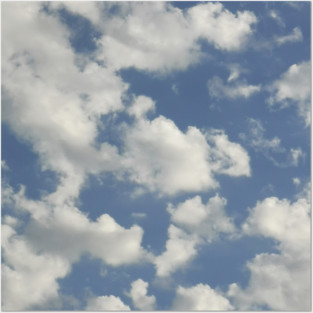 Cloudy sky Posters and Art