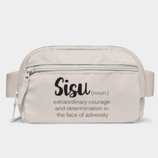 Courage Quote Sisu Definition Bag