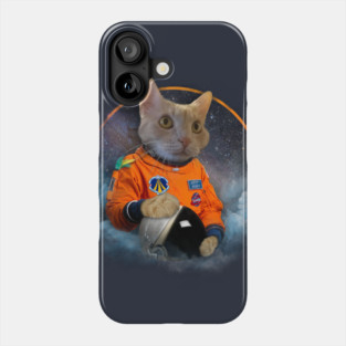 Catstronaut Portrait Phone Case