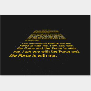 I am one with the Force Posters and Art