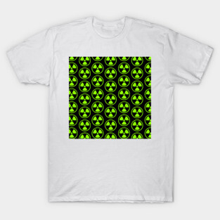 Radioactive Wall Green Pattern T-Shirt