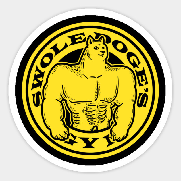 Swole Doge Magnet by dumbshirts