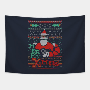 Merry Robo X-mas Tapestry