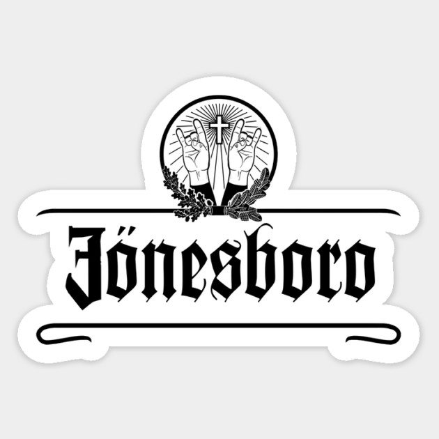 Jönesboro Sticker by rt-shirts