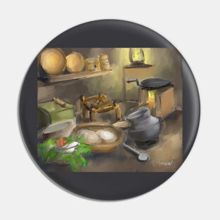 Punjabi village kitchen Pin