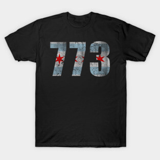 Vintage 773 Chicago Flag T-Shirt