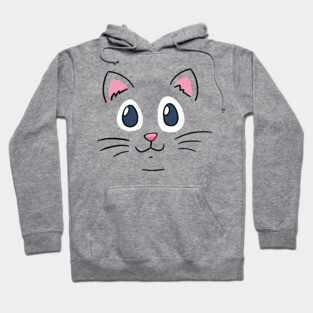 cat face mask and cartoon fashion Hoodie