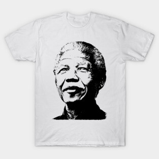 Nelson Mandela Portrait Pop Art T-Shirt
