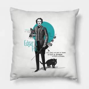 Edgar Allan Poe Pillow